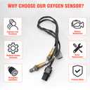 2Pcs 234-5055 Upstream + 234-4568 Downstream Oxygen O2 Sensor 1.6L Compatible with 2012-2018 Kia Soul, 2012-2018 Kia Rio, 2012-2017 Hyundai Veloster, 2012-2017 Hyundai Accent