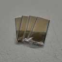 TRQWH 5pcs Welding Hardened Glass Gold Lens Shade 12 Darkening Filter Plates 2" x 4.25" HD Glass Welding Helmet Lens