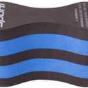 Sporti Pull Buoy for Women & Men or Beginners, EVA 5-Layer Pull Buoy Leg Float, Swimmer Accessories, Pool Training Aid (Black/Blue)