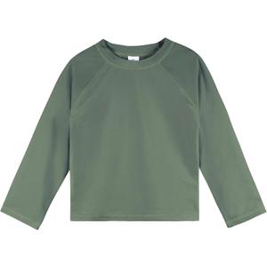Gerber Unisex Baby Toddler UPF 50+ Long Sleeve Rashguard Swim Shirt (2T, Green)