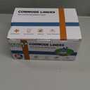 W&Y 50 Pack Commode Liners with Super Absorbent Pads, Universal Fit All Standard Toilet Chair BucketVanilla-Scented Portable Sanitary Bag for Adult Toilets and Camping Toilets50 Bags+50Pads