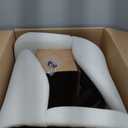 COLAMY Upholstered Dining Chairs Set of 6, Modern Fabric Dining Room Kitchen Side Chair with Padded Seat and Wood Legs for Restaurant/Cafe, Beige