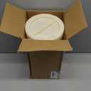 Homemory 6" x 12" Extra Large Outdoor Waterproof Candle with Auto 6-Hour Timer, Ivory Plastic Made, Long Last for Half A Year