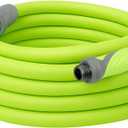 Flexzilla Garden Hose with SwivelGrip, 5/8 in. x 50 ft., Heavy Duty, Lightweight, Drinking Water Safe, ZillaGreen - HFZG550YWS-E