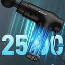 AYURA Massage Gun Deep Tissue, Muscle Massager Gun for Pain Relief, Percussion Massage Gun with 30 Speeds & 6 Heads, Portable Handheld Back Massage Gun for Athlets Men Women