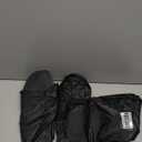 Black Waterproof Rain Boot Shoe Cover with Reflector (1 Pair) M