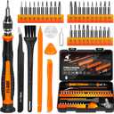 JOREST 40Pcs Small Precision Screwdriver Set (S2 Steel), Magnetic Screwdriver Set with Torx T5 T6 T8, Mini Repair Tool Kit for Macbook, Computer, Laptop, iPhone, PS4 PS5, Xbox, Switch, Glasses, Watch