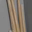 Table Legs 16 inch Wood Furniture Legs for Coffee Table End Table Mid-Century Modern DIY Furniture Tapered Natural Threaded M8 Hanger Bolts Pack of 4