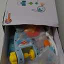 Eners Baby Crib Mobile with Music and Lights, Mobile for Crib with Remote Control, Rotation, Moon and Star Projection, Baby Crib Toys for Boys Girls (Blue)