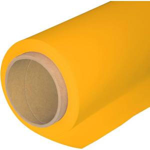 Huamei Seamless Photography Background Paper, Photo Backdrop Paper 53-Inches Wide x 16-Feet, (4.4x16 Feet, #14 Yellow)