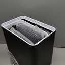 Bathroom Trash Can with Lid, 2 Pack 4 & 2.2 Gallon Automatic Touchless Garbage Can, Small Motion Sensor Smart Trash Can, Slim Waterproof Trash Bin for Bedroom, Bathroom, Office, Living Room (Black)