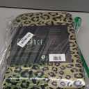 Martex Elegance 4-Piece Satin Sheets - Queen Size Luxury Hotel Quality Set - Leopard Print, Silky Soft & Smooth (Brown)