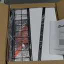 Furnulem Laundry Hamper, Vertical Laundry Basket with 2 Tiers Wooden Shelf and Hooks, Clothes Hamper with PullOut and Removable Bag for Bathroom, Bedroom, Dorm, 13.21 Gallons (50L)