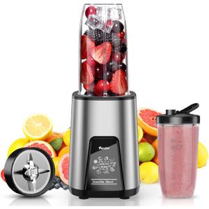 VEWIOR 900W Smoothie Blender for Shakes and Smoothies, Blenders for Kitchen, Protein Drinks, Personal Blender with 2 * 22Oz Smoothie Cups with Lids