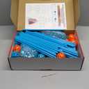 BZseed Fort Building Kit for Kids DIY Play Tent & STEM Construction Toys Ultimate Indoor/Outdoor Fort Building Activities for Boys & Girls Ages 4-15 Educational Creative Toy Birthday & Festival Gift