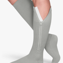 TheraMagic™ Zipper Compression Socks for Men & Women, 15-20mmHg Closed Toe Graduated Zippered Compression Stocking