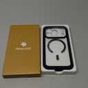 Miracase Magnetic for iPhone 17 Pro Case 6.3" [Compatible with MagSafe] Full-Body Phone Case with Built-in Glass Screen Protector & Camera Control,Drop Proof iPhone 17 Pro Cover, Black