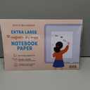 Extra Large Magnetic Notebook Paper for Whiteboard - Dual-Magnet Design for Smooth Writing - Wrinkle-Free Flat Shipping - Ghosting-Free Markers - Perfect for Classroom & Homeschool