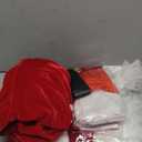 Mrs. Claus Costume for Women Christmas Santa Costume Dress Adult Plus Size Miss 5PCS Red Cosplay Outfit Xmas Party (Large)