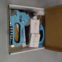 SHALL Staple Heavy Duty, 3-in-1 Upholstery Staple Kit with 3000 Staples, Staple Remover, Manual Brad Nailer with Specific Staples Outlet Position Indicator (Blue)