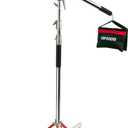 Heavy Duty Light Stand with Casters and Boom Arm, Adjustable Tripod Stand Stainless Steel,Photography Wheeled Base Stand for Studio Softbox, Monolight, Reflector, Stands for Photographic Apparatus