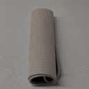 Kitchen Mats for Floor, Super Absorbent Kitchen Rugs Non Slip Washable, Soft Imitation Linen Braided Kitchen Runner Rug, Standing Mat Kitchens Sink Mat, Easy to Clean, Beige 17x30