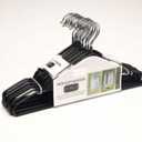 Simpli Furnished® Black Non-Slip Hangers 50 Pack
