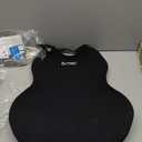 QUTOOL Lumbar Support Pillow for Car, Truck Accessories Travel Essentials, Memory Foam Back Cushion for Driving Seat, Back Pain Relief,Washable Cover, Lower Back Support Fits Most Cars(Black)