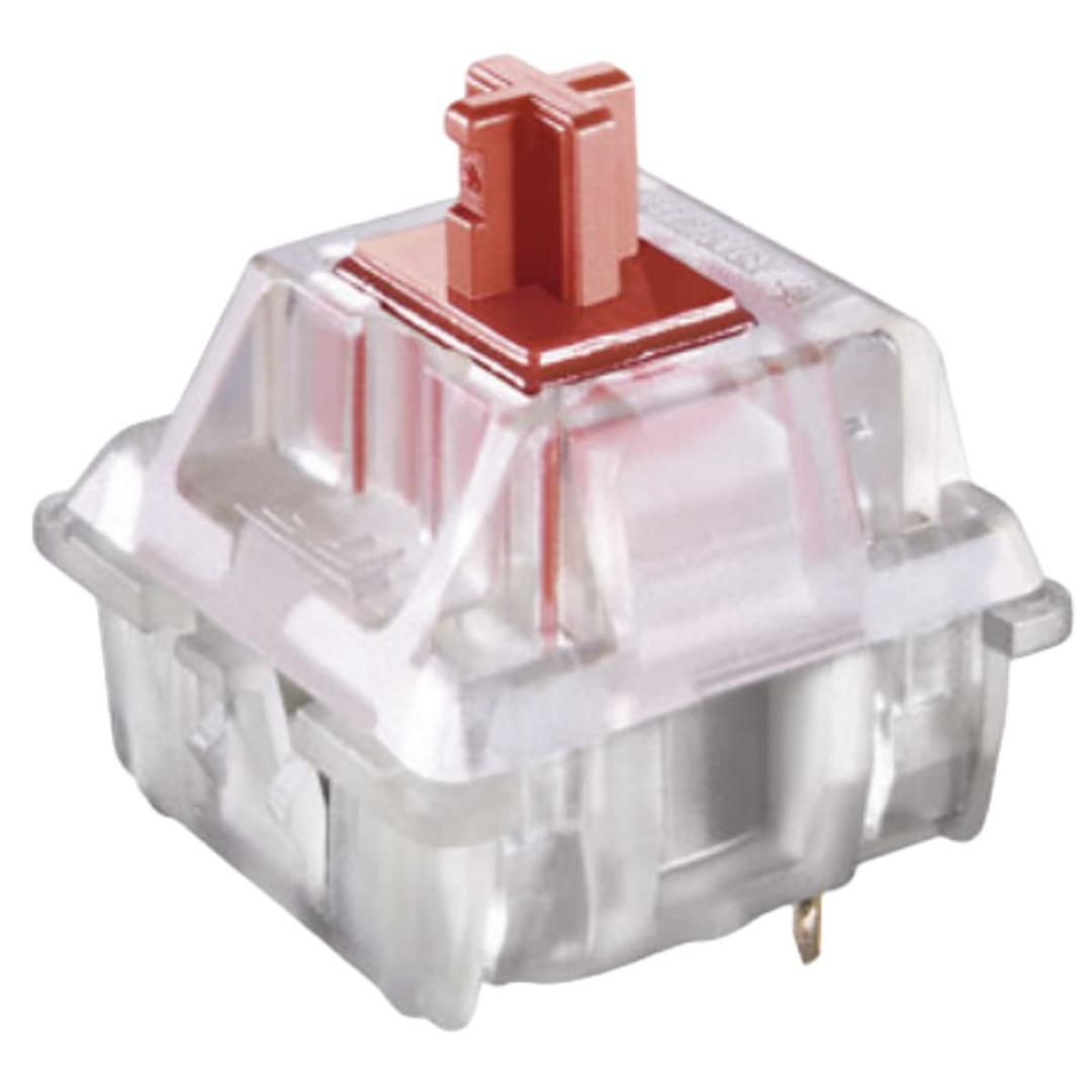 Cherry MX Key Switches for Mechanical Gaming Keyboards | Plate Mounted | MX1AL1NA (Cherry RGB Red, 120 Pcs)