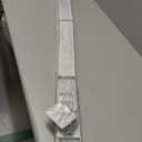 FUIN 5ft Wood Blanket Ladder Living Room Decorative Wall Leaning Farmhouse Quilt Display Holder Storage Wooden Towel Rack for Bathroom, Rustic White (KD Side Rails)