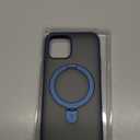 TORRAS Magnetic UPRO Ostand Designed for iPhone 12 Case & iPhone 12 Pro Case (Compatible with Magsafe) with Stand (Military Grade Drop Protection) Shockproof Translucent Back Slim 12 Phone Case, Blue