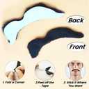 2 x Bald Caps Makeup Latex Bald Head Wig Caps Cosplay Costume for Adults, for Theme Party Decorations Supplies (Bald Hat, Sunglasses, and Beard)