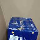 Hobestluk 3ft Bean Bag Chairs for Adults Large Beanbag Chair with Chevron Plush Fur Cover Big Bean Bag Chair for Living Room Bedroom Dorm Office - White (36 x 36 x 22)