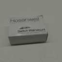Hosanwell Switch Wall Mount, Wall Mount for Switch/Switch OLED, with Hooks for Hanging Joy-Cons, Dual Controller Holder with Non-Slip Mat, White