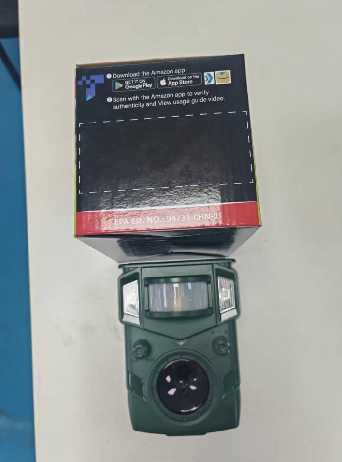 Solar Ultrasonic Animal Repellent Outdoor -Bird, Raccoon, Dog, Deer, Squirrel, Cat Deterrent with Multi-Frequency LED Warning for Garden, Yard