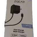 Zgear Adaptive Fast Charge Wall Charger For Lighting Tip 12 Watts 2.4 Amp