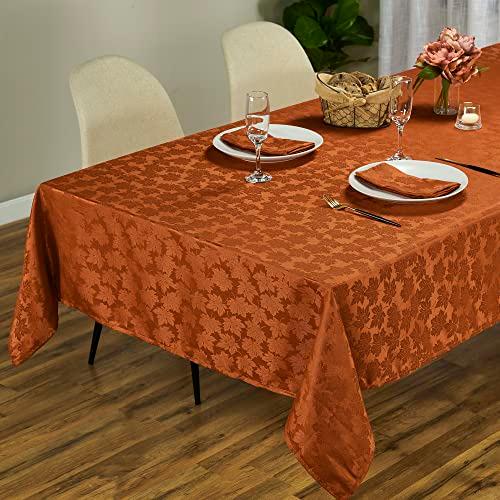 Kadut Thanksgiving Tablecloth Maple Leaf, Harvest, Fall Tablecloth. Stain Proof Table Cloth for Harvest, Holiday.