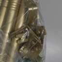 Gold Extra Long Curtain Rods 120-inch to 170-inch, 1 inch Heavy Duty Drapery Rod for Outdoor Patio, Living Room, Bedroom, Sliding Door, Modern Adjustable Curtain Pole 10-14ft