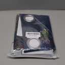 Abstract Bookshelf Blackout Curtains for Bedroom Living Room, Plants Library Star Fantasy Thermal Insulated Curtains Window Drapes with Grommet, 21W x 45L, 2 Panels