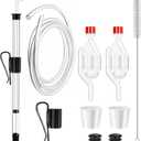 14 Auto Siphon-3/8 Racking Cane, Wine Siphon Pump with 5.5FT Tubing, Auto Siphon Clamp, Cleaning Brush, Airlock for Fermenting with Stoppers & Grommets, Siphoning Kit for Wine Making Homebrew