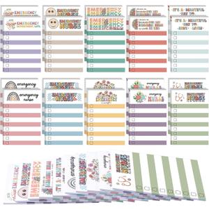 Eaasty 20 Pcs 6 x 4 Inch Christmas Emergency Nurses Gifts to Do List Sticky Notes ER Gifts Sticky Notes Emergency Nurses Appreciation Notepads Bulk for Party Favor