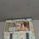 BALEINE 3Pk Reusable Grocery Bags, Foldable Shopping Bags for Groceries with Reinforced Bottom & Handles (Spring Stroll)