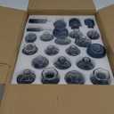 Glass Bud Vases Set of 40 PCS, Small Flower Vases for Wedding Centerpiece Table Decoration, Vintage Vase in Bulk for Flower Arrangements, Mini Vase for Birthday Party, Festival Home Decor, Blue