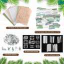 Wedding Guest Book Letters to The Bride Scrapbook | Wedding Planner Book and Organizer with DIY Blank Paper Photo Album Stickers, Decorative Paper Slips Photo Frames Strips