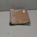 Runner Rug  Boho 2x5 ft Hallway Runner Rug,Braided Design Neutral Entryway Rug with Rubber Backing,Tan Brown,Machine Washable,Solid Faux Jute Rug,for Bedroom,Bathroom,Non-Slip