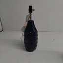 25'' Table Lamp Navy Blue Table Lamps Modern Ceramic Lamps for Night Stand - Dimmable Bedside Lamps for Nightstand, Bedroom Lamp for Living Room Desk End Table Office Guest Room