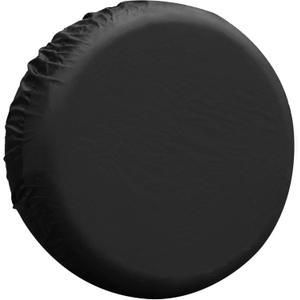 uxcell Universal 190T Polyester Spare Tire Cover for Jeep Trailer RV SUV Truck Wheel Fit Overall Wheel Diameter 14 Inch Black