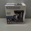 BLACK+DECKER Split Brew 12-Cup Digital Coffee Maker, CM0122, Iced or Hot Coffee, Programmable, Quick Touch, 4-Hour Keep Warm