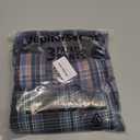 JupiterSecret Mens Pajama Pants Set Cotton Lightweight Plaid Sleep & Lounge Pants, PJ Bottoms with Pockets and Button Fly, 4XL