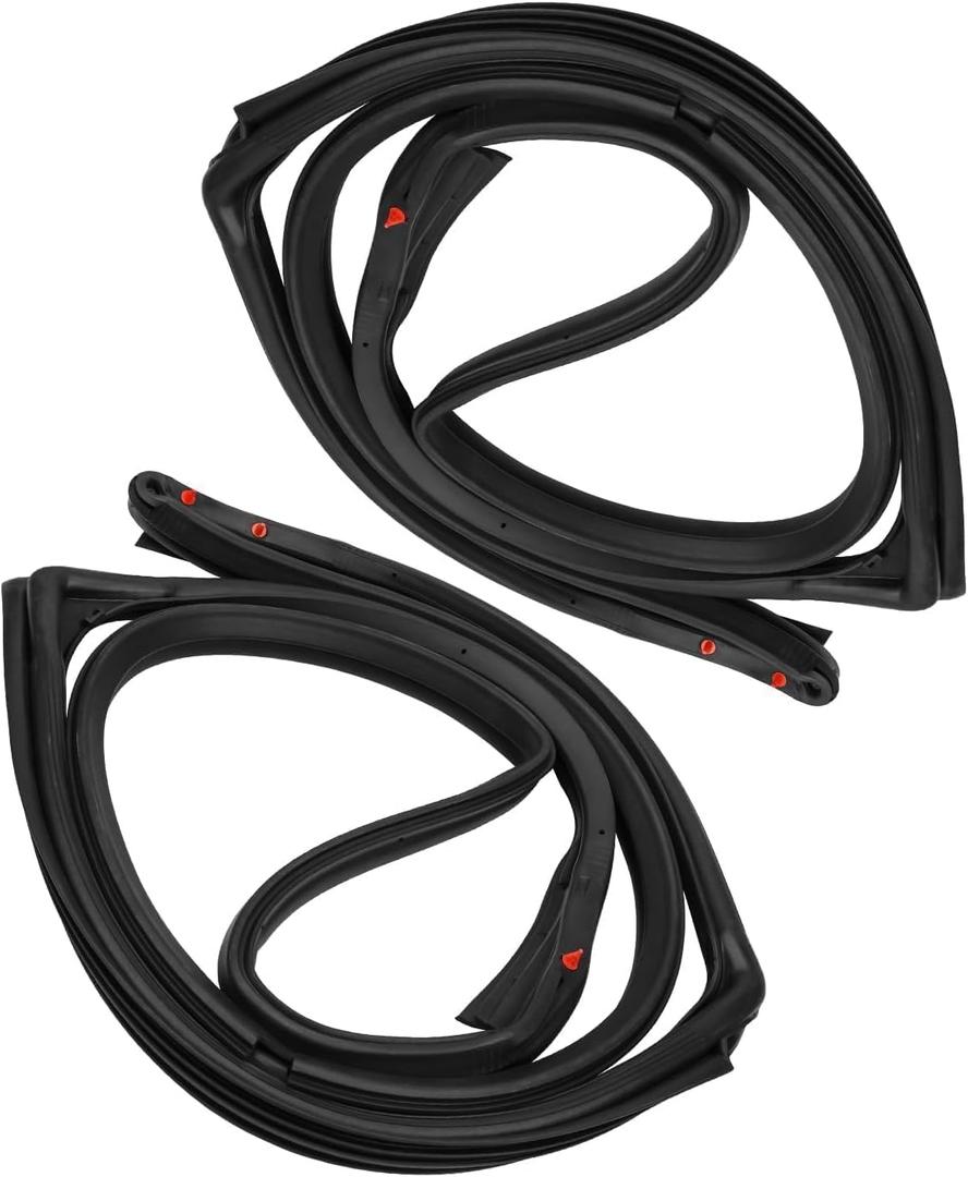 Front Rubber Full Door Weather Strip Seal Kit